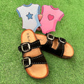 Sandalia Tachuelas Negra