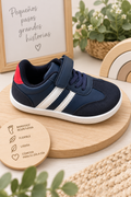 Deportiva barefoot baby marino rojo