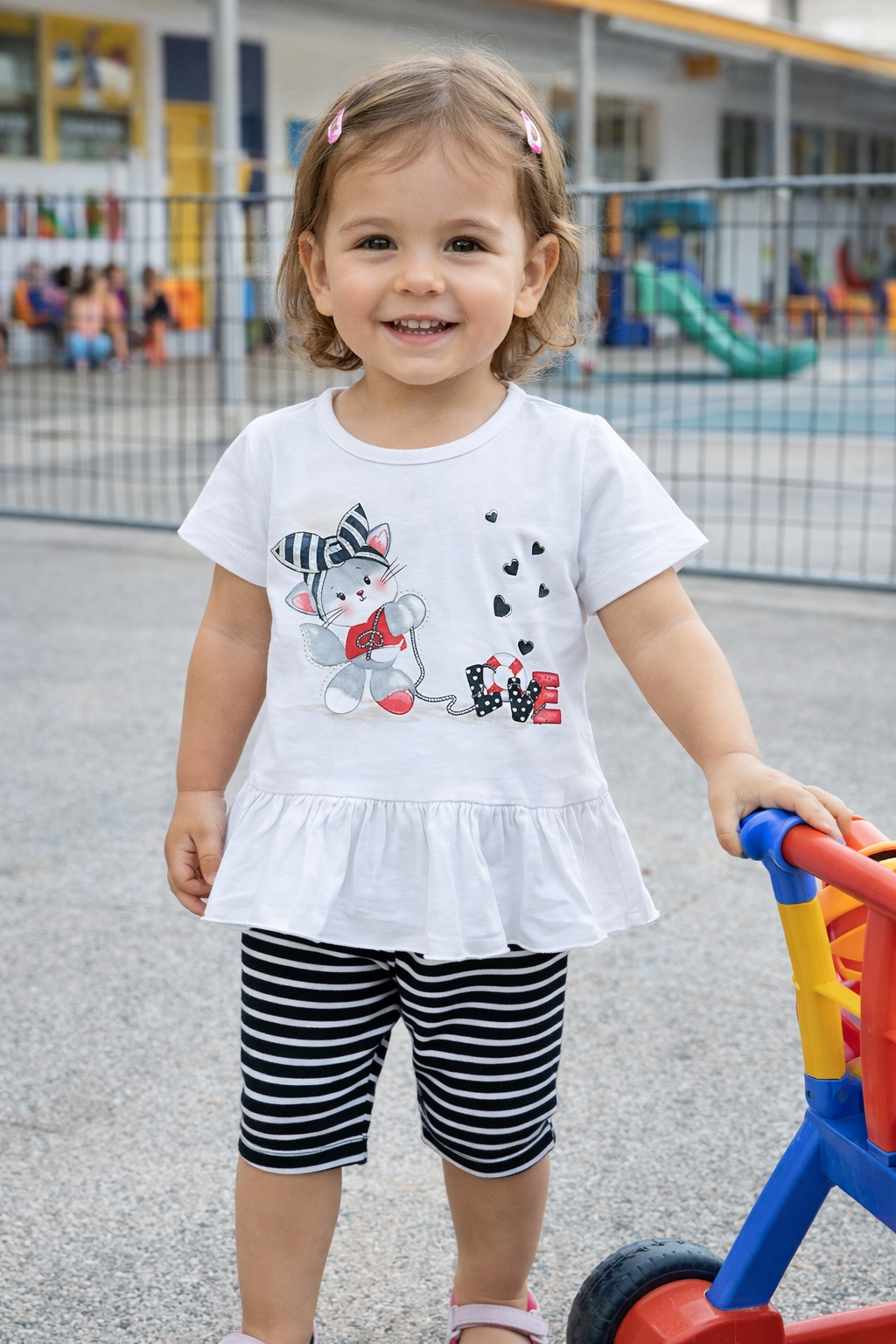 Conjunto marinero blanco