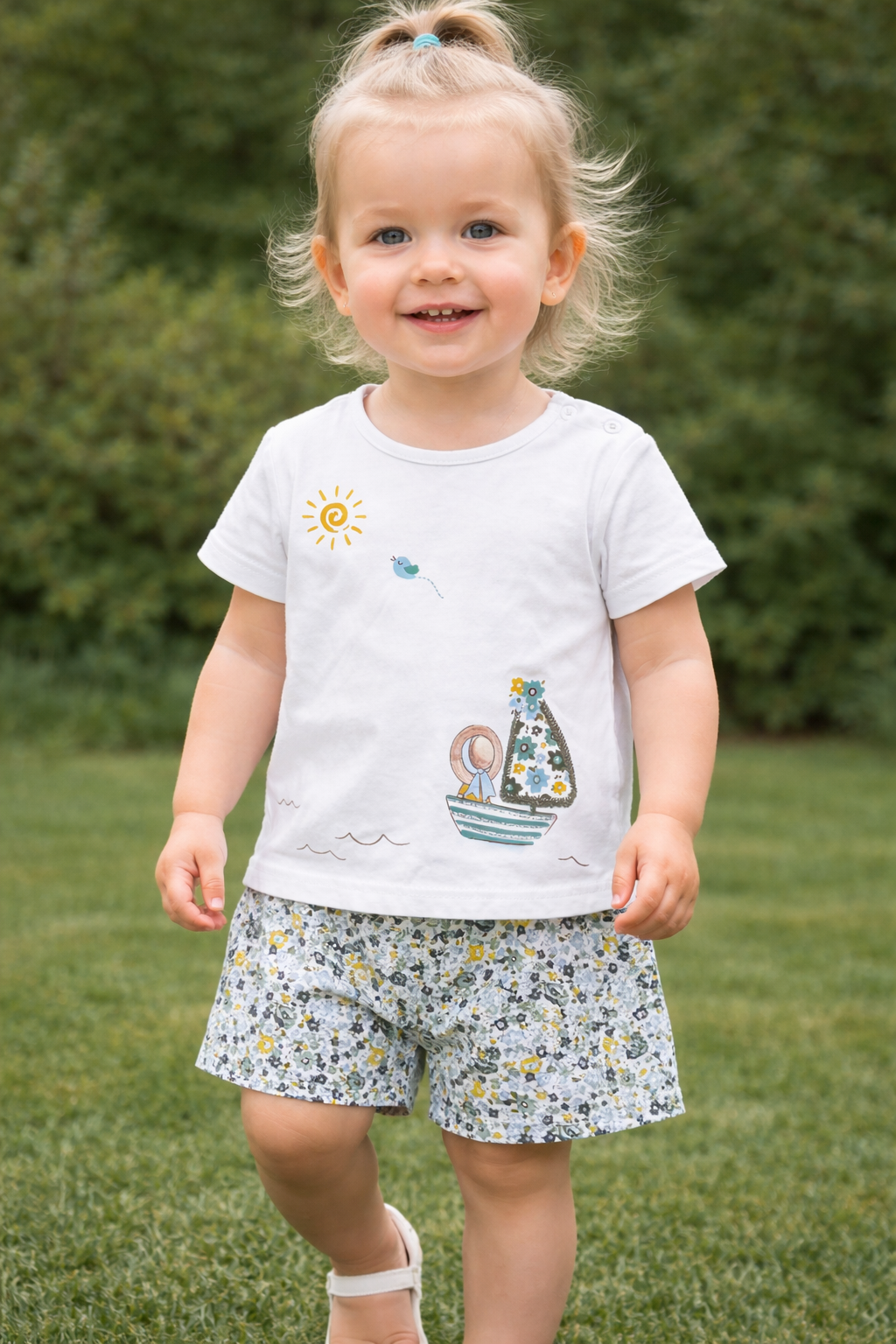 Conjunto velero blanco