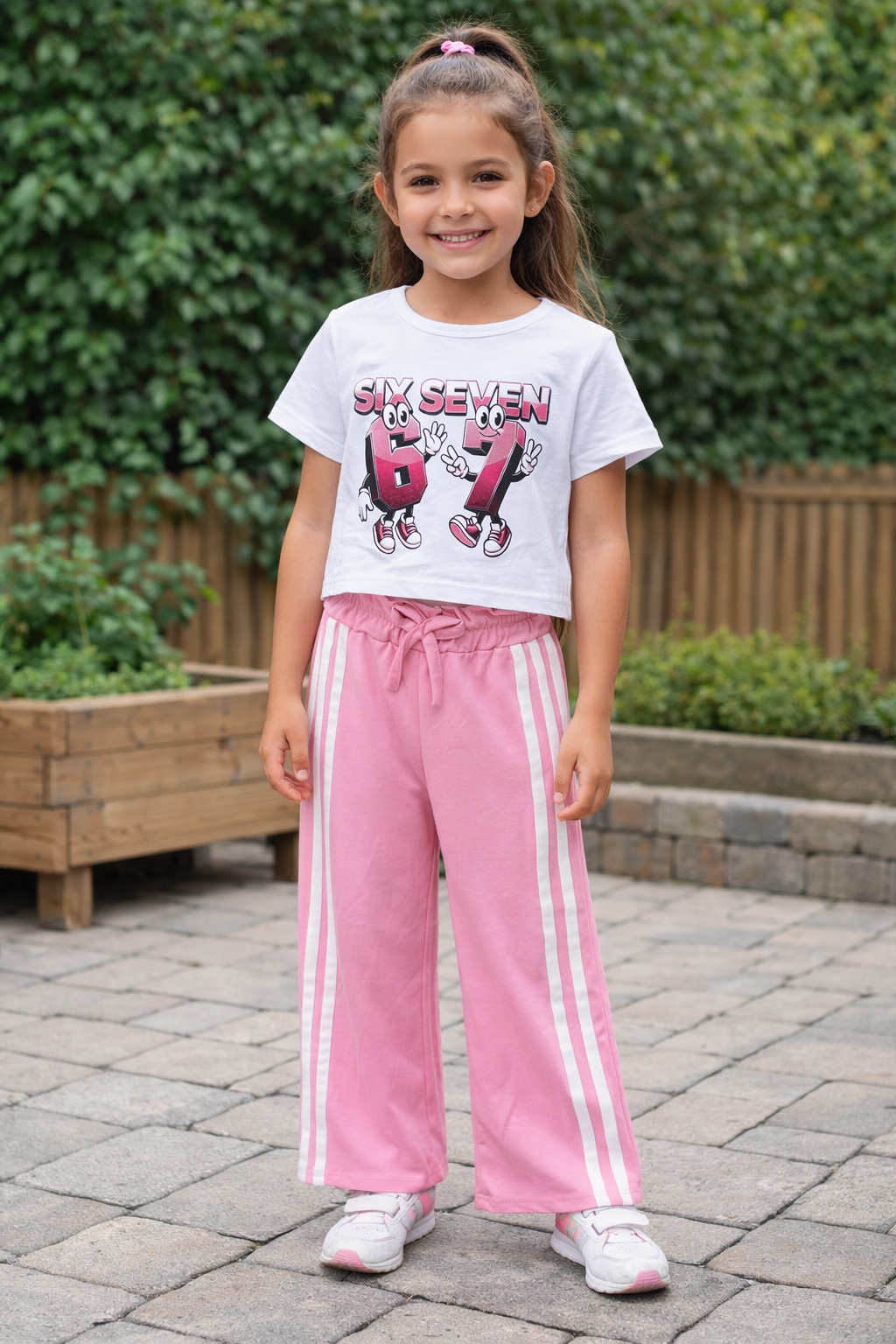 Conjunto six seven rosa