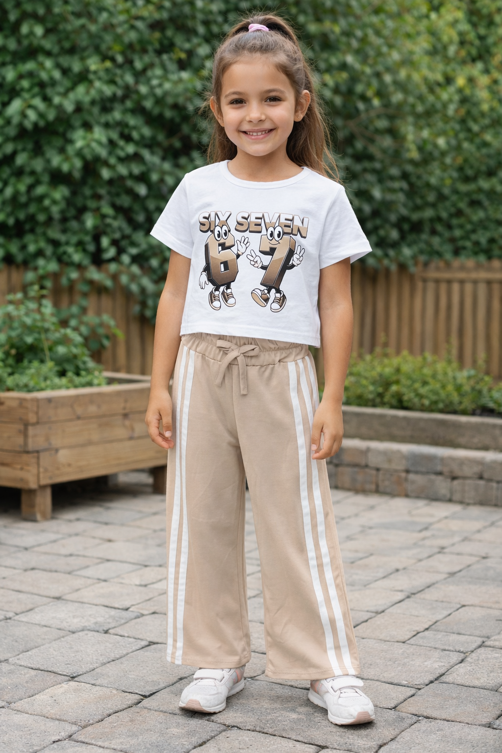 Conjunto six seven beige