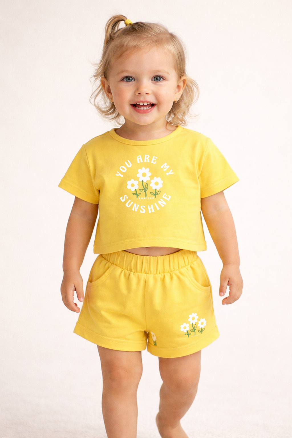 Conjunto margarita amarillo