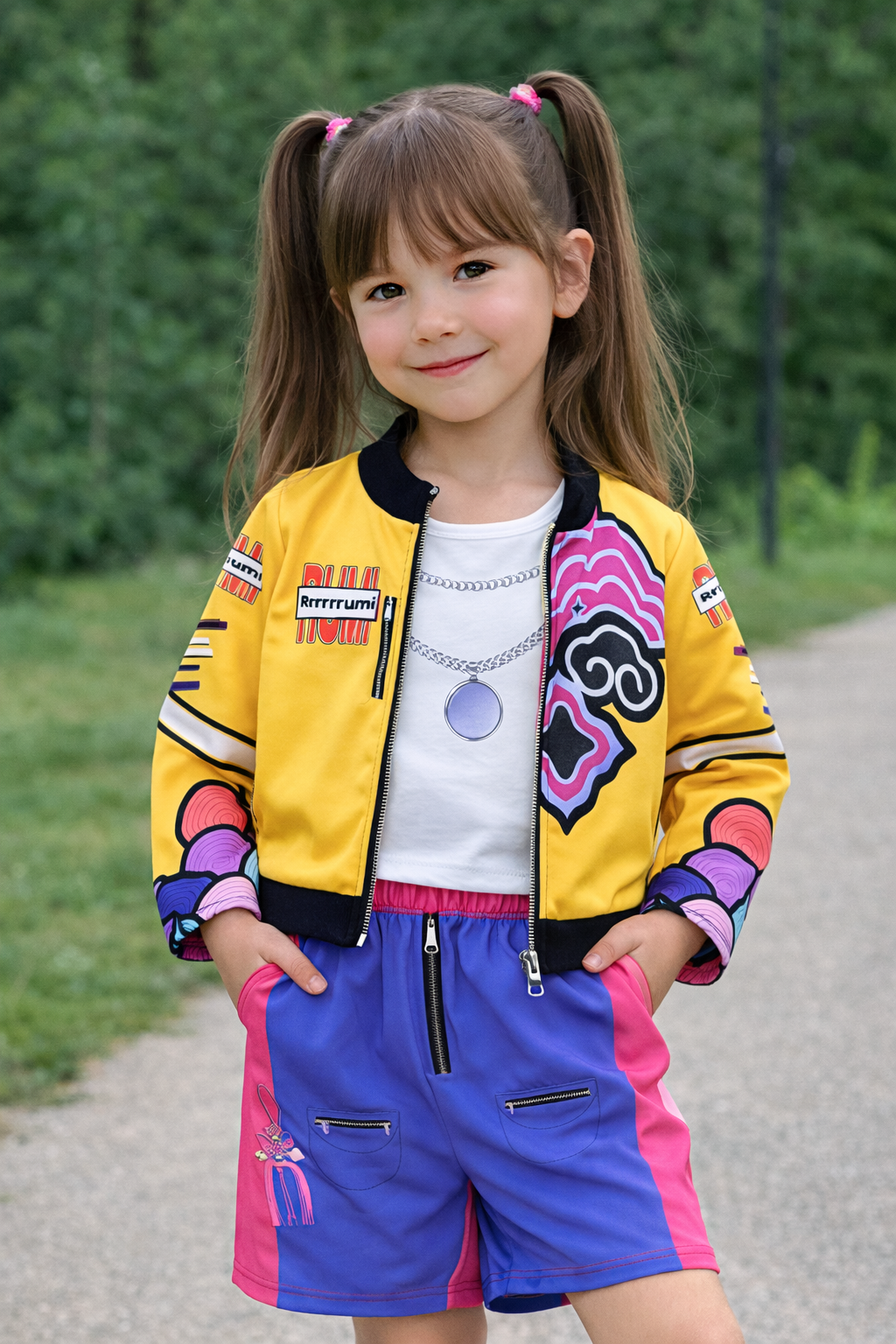 Conjunto kpop amarillo