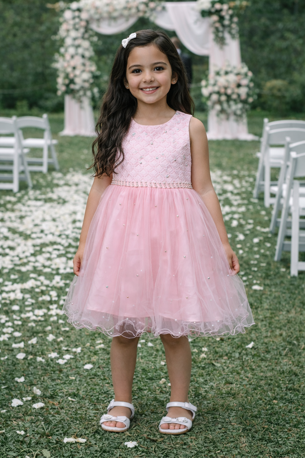 Vestido Bella rosa
