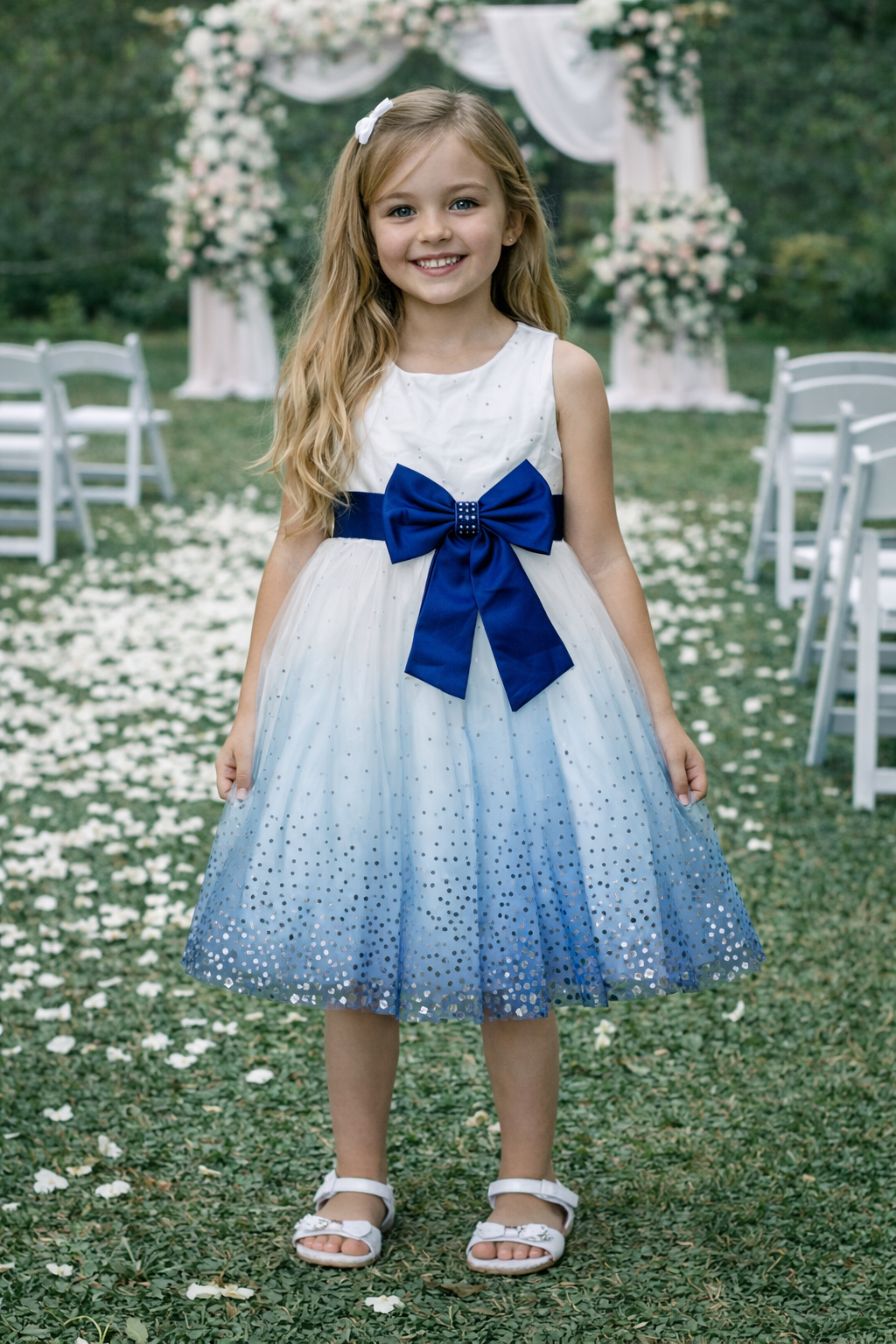 Vestido Ariel azul