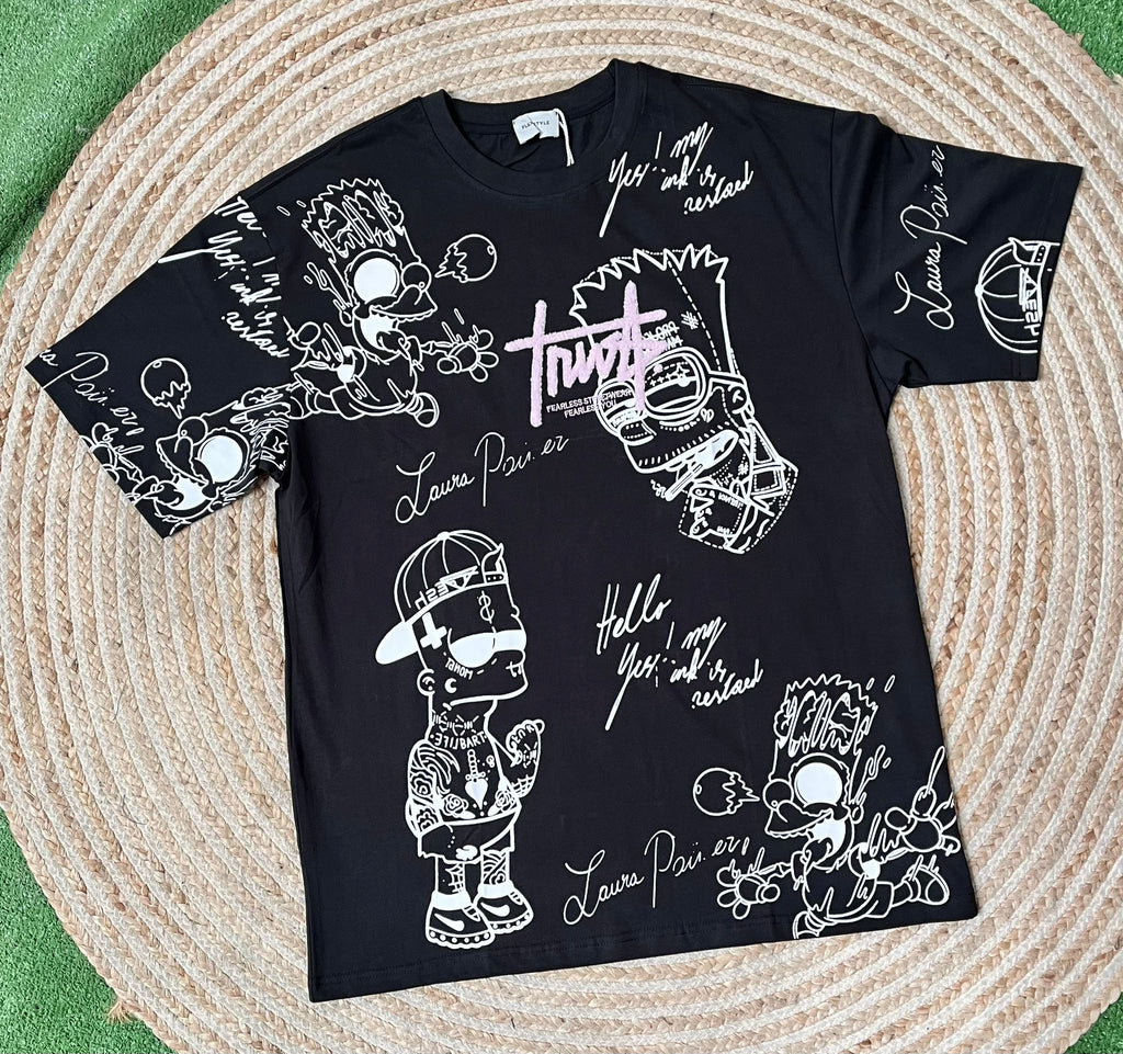 Camiseta bart negra
