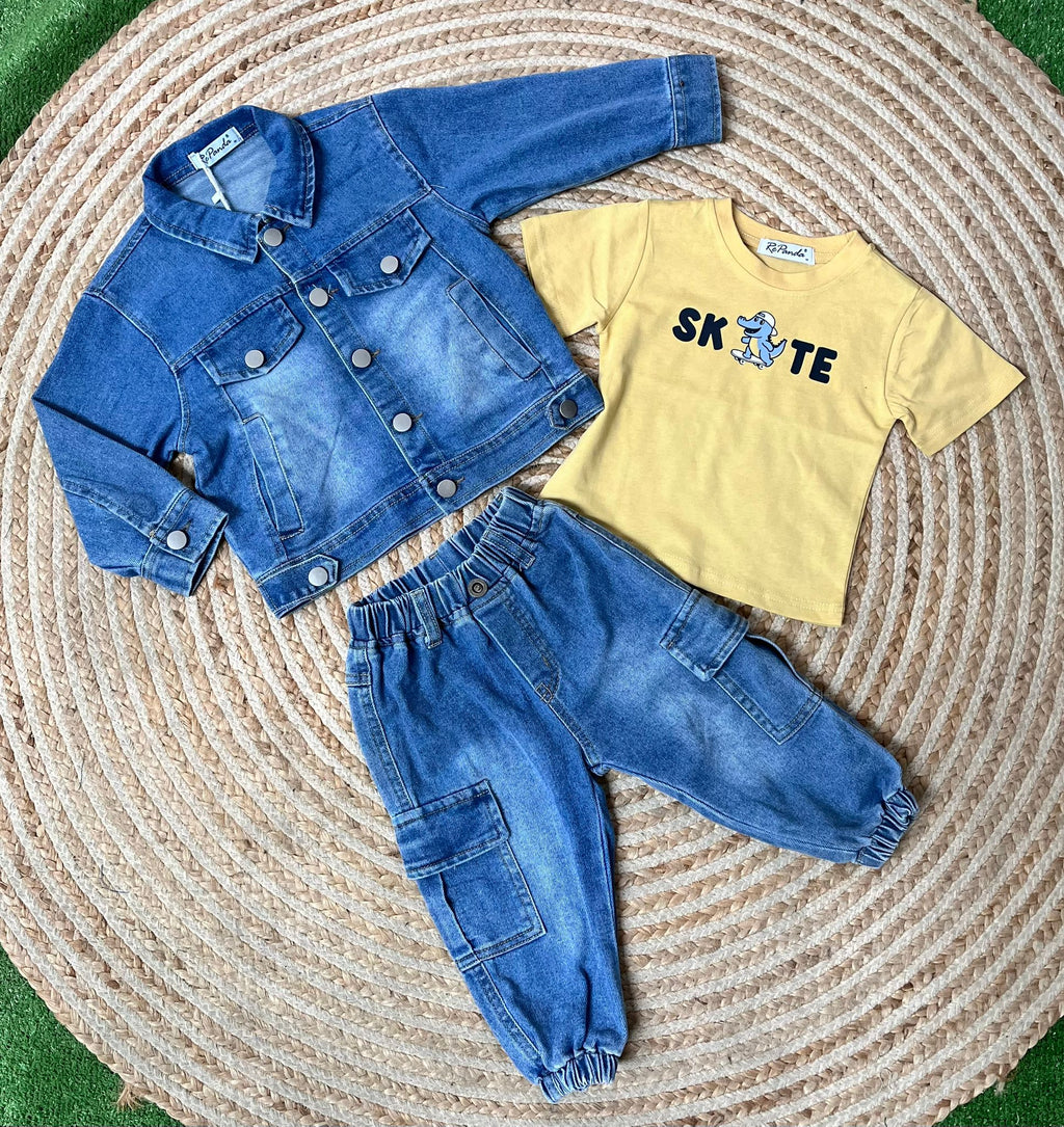 Conjunto skote amarillo