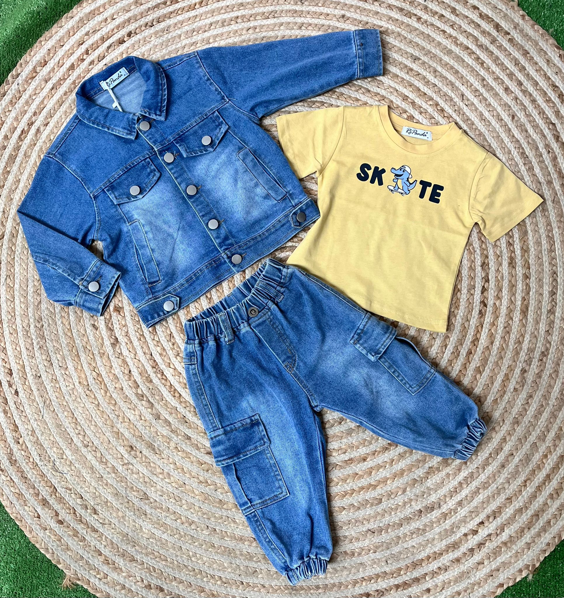 Conjunto skote amarillo