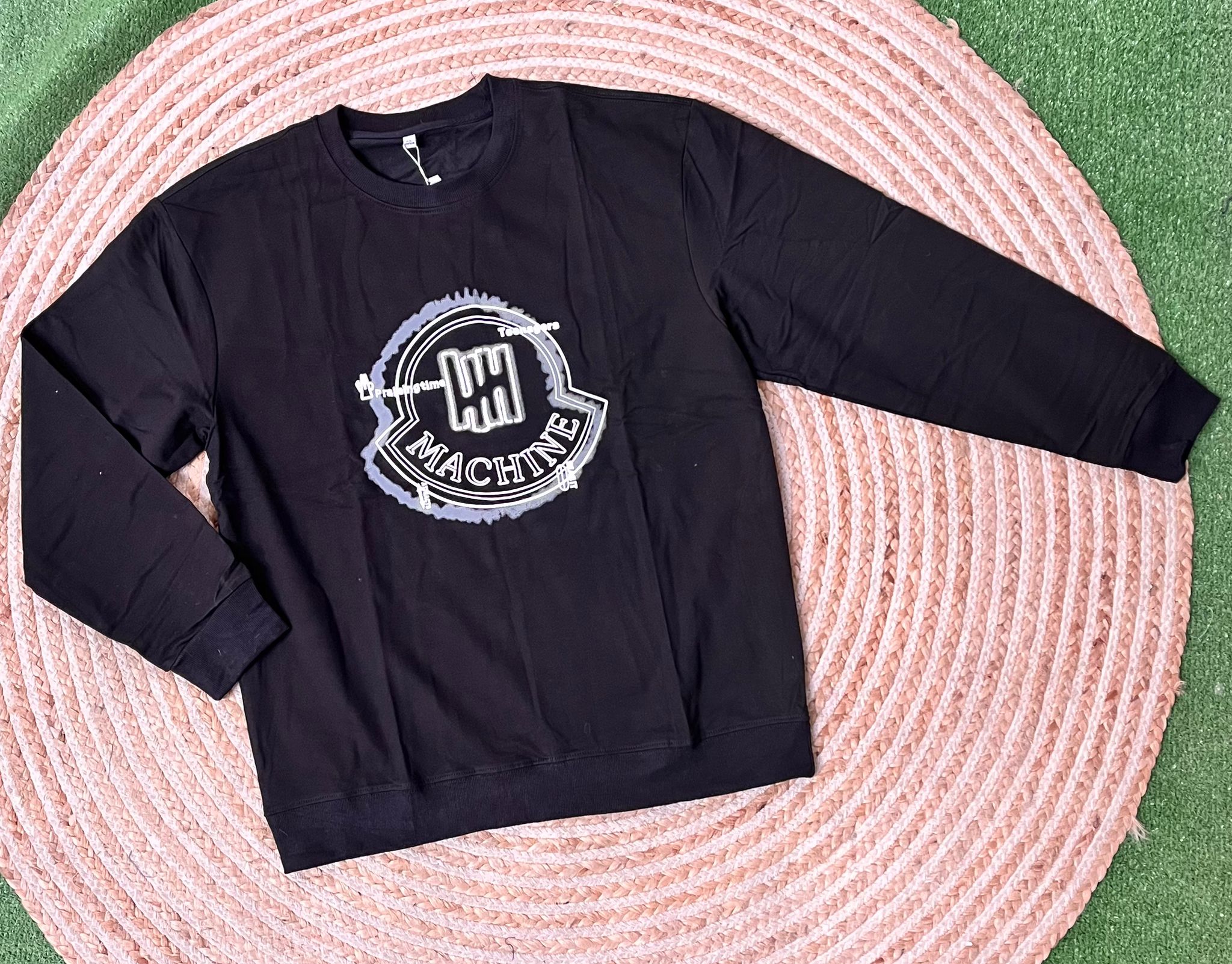 Sudadera machine negra