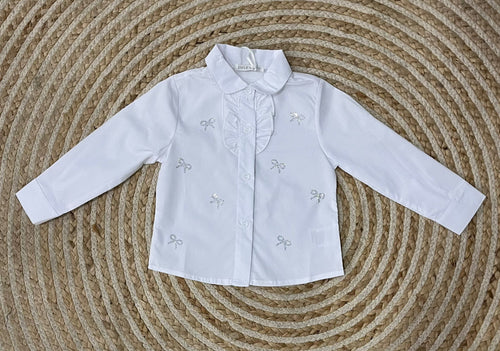Camisa lazo blanca