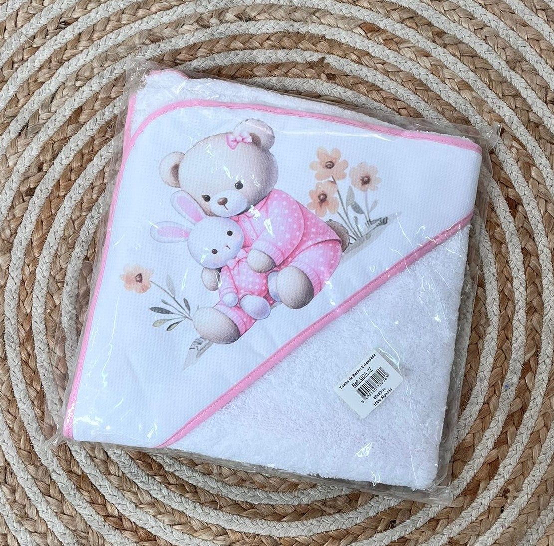 Capa de baño Oso conejo