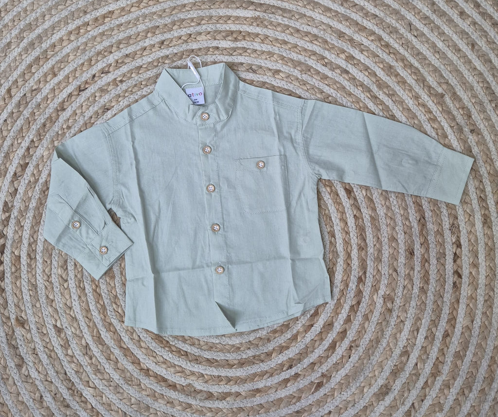 camisa ativo baby verde