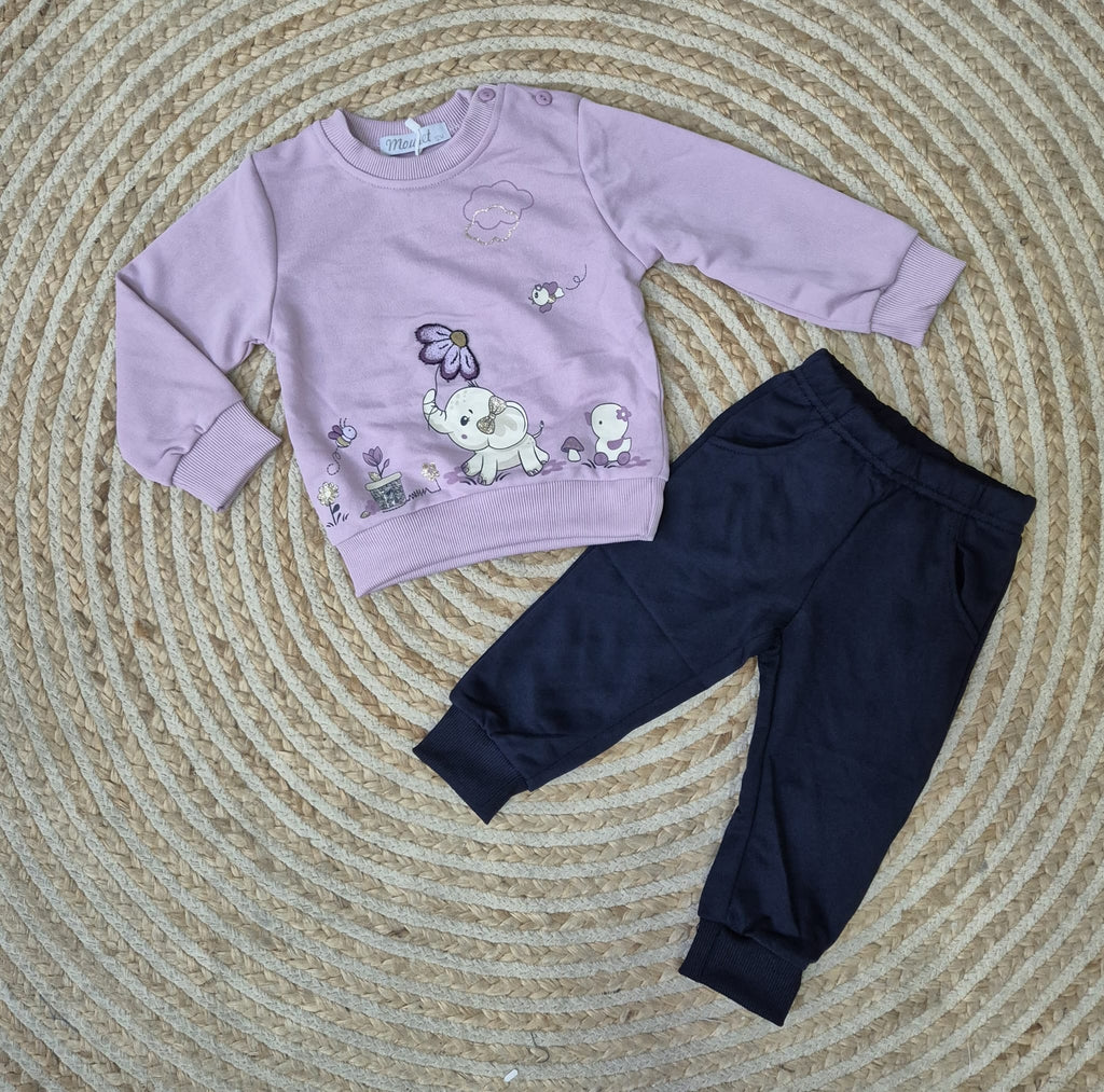 Chandal elefante lila