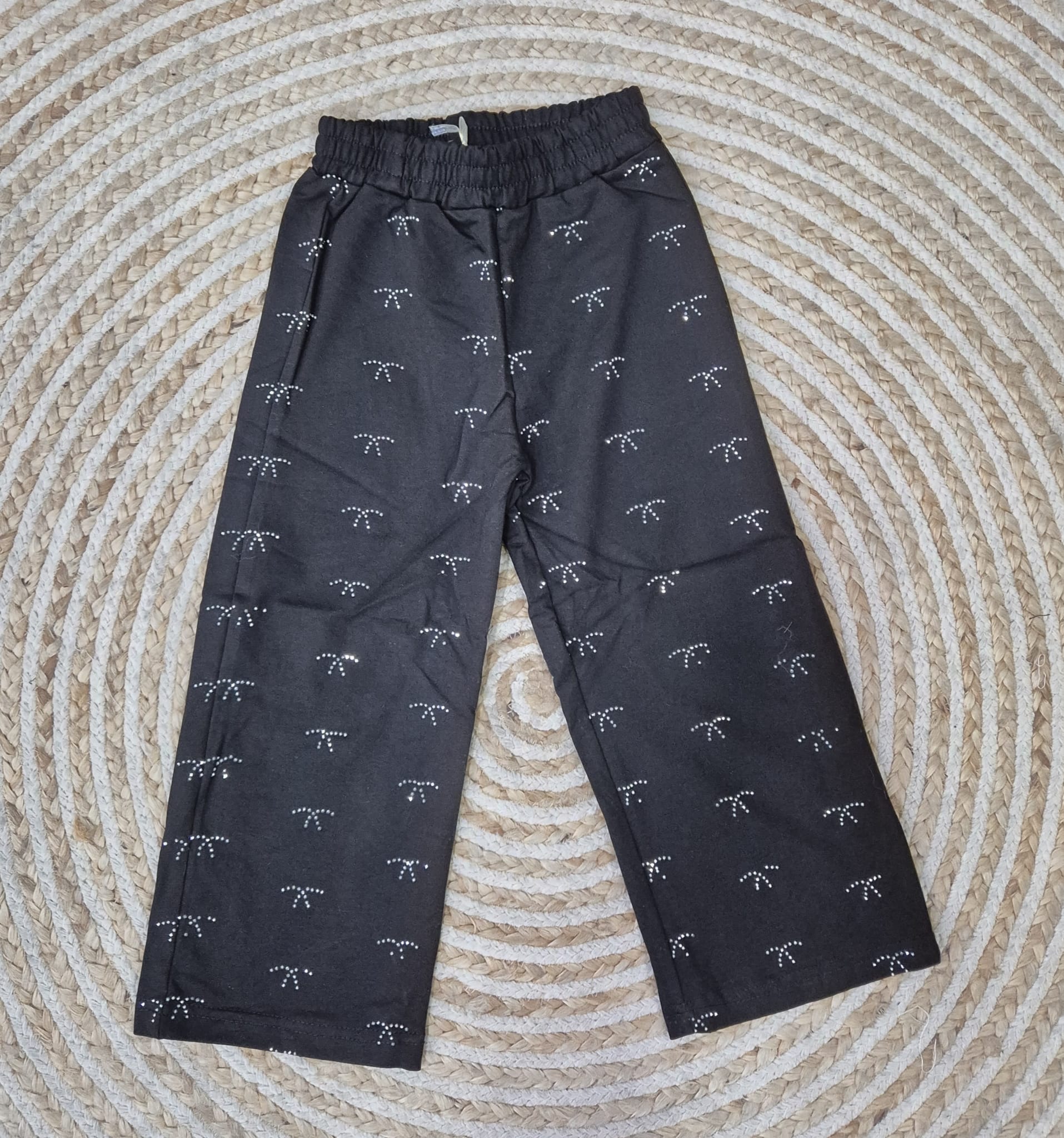 Pantalon brillo negro