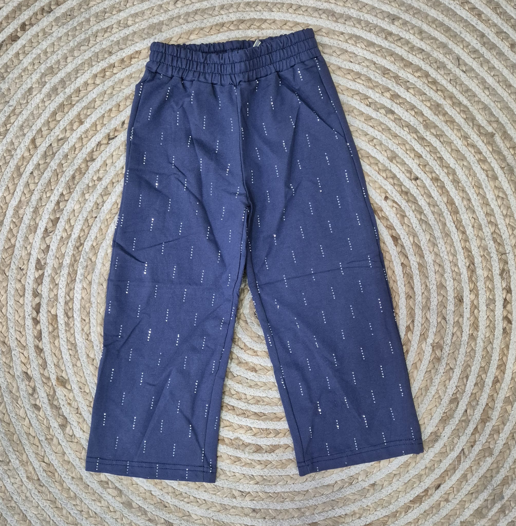 Pantalon brillo azul