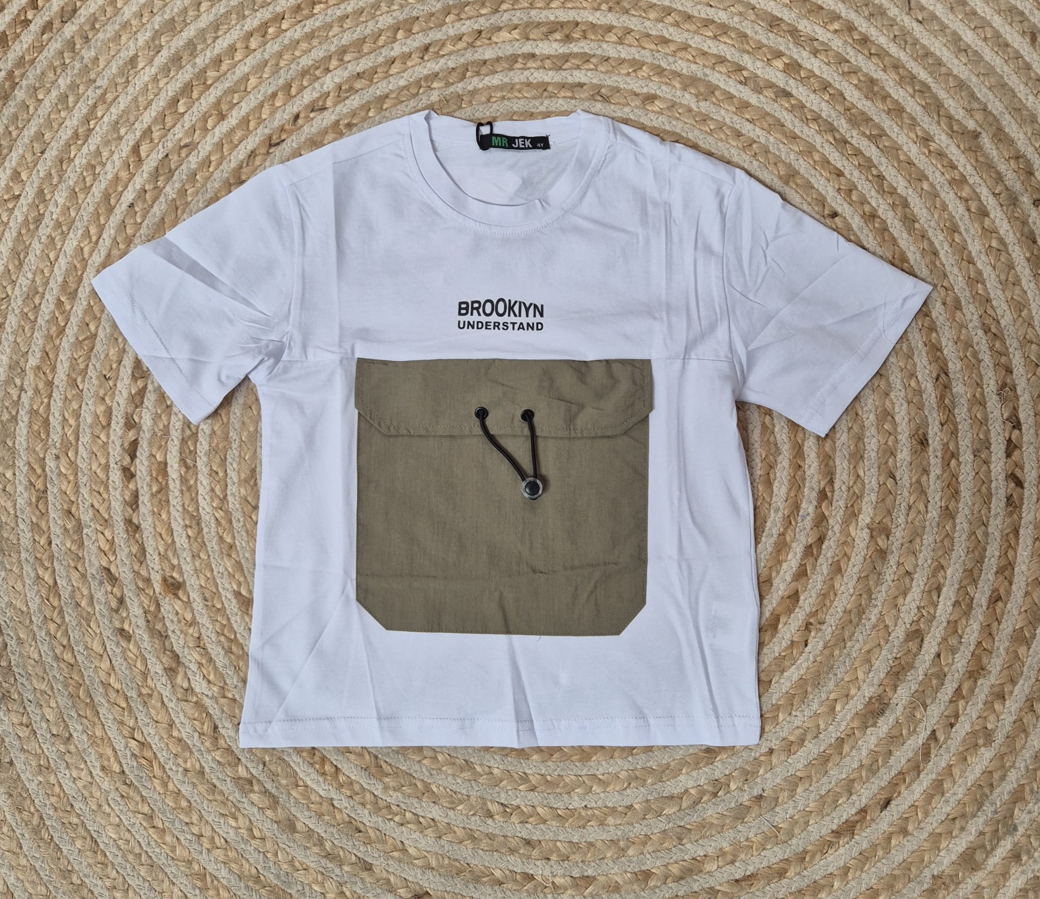 Camiseta bolsillo blanca
