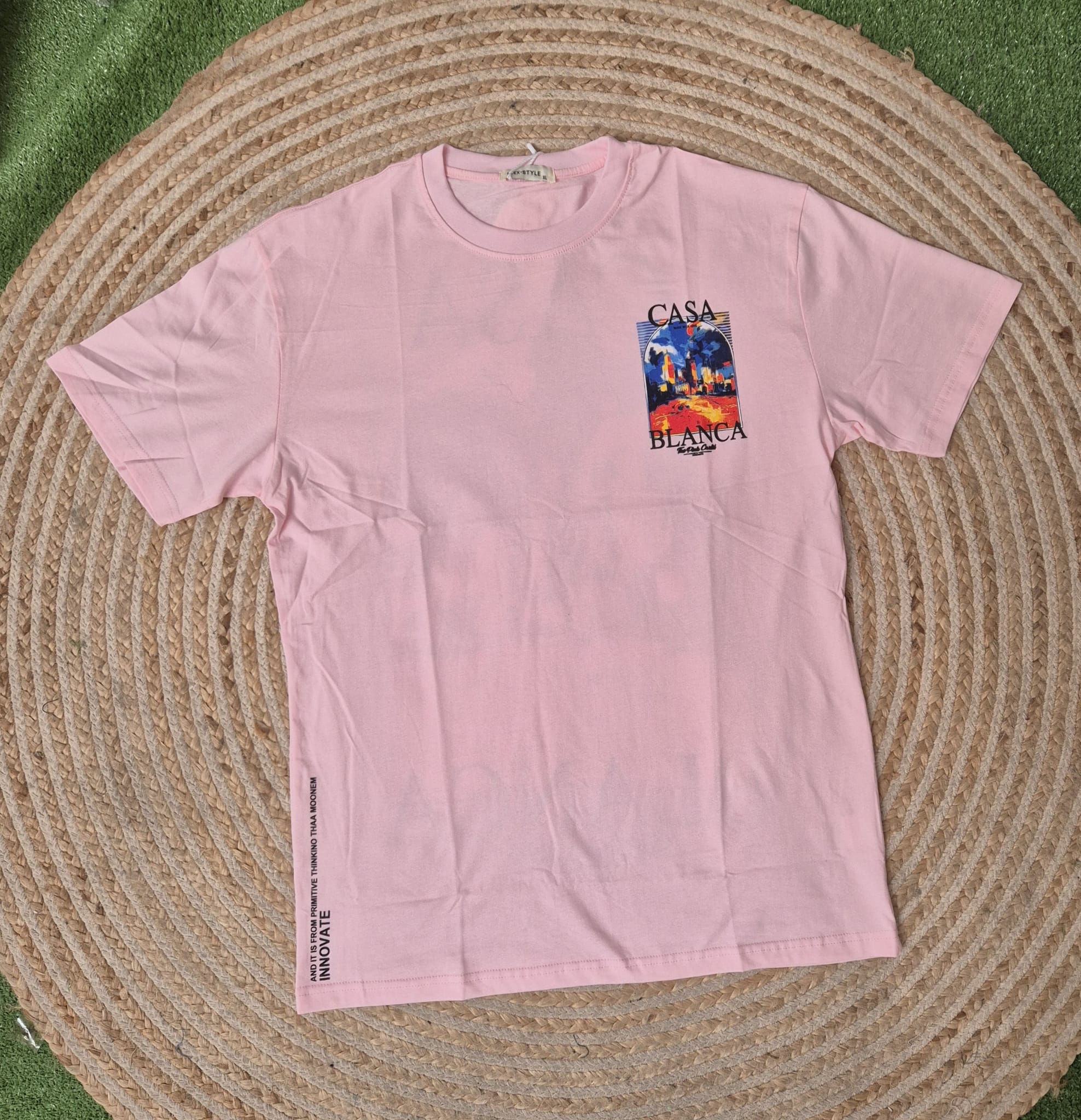 Camiseta casablanca rosa