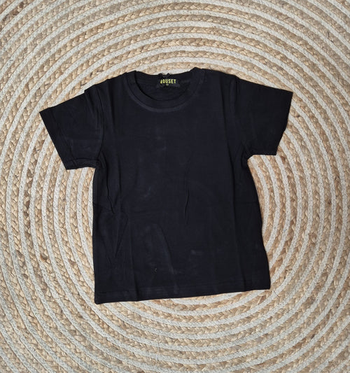 Camiseta algodon negra