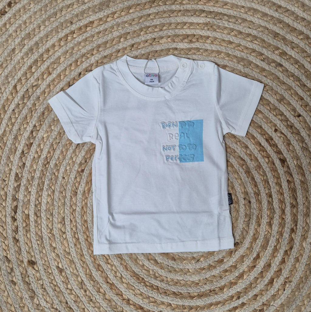 Camiseta born blanca