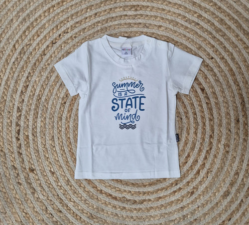 Camiseta state blanca