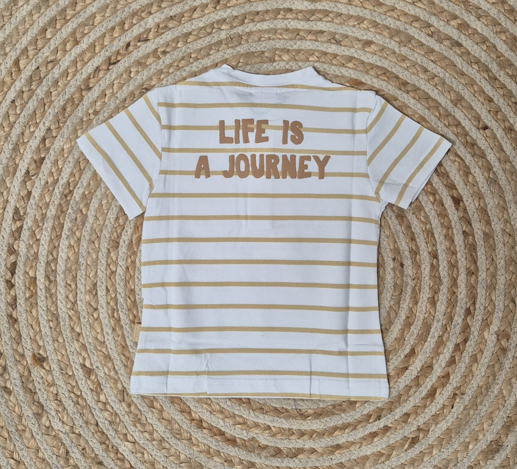 Camiseta journey beige