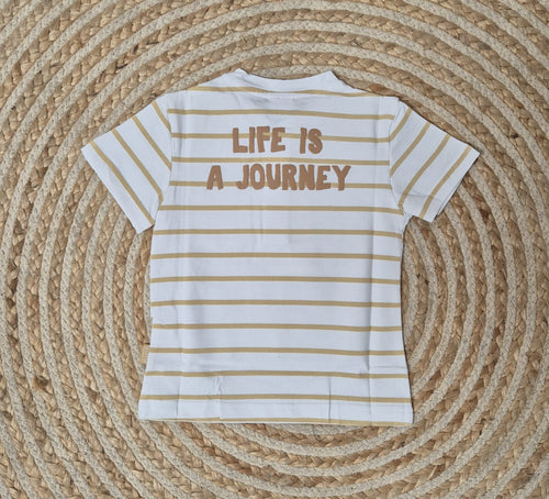 Camiseta journey beige