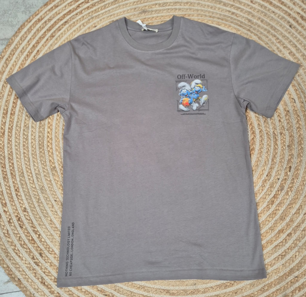Camiseta pitufo gris