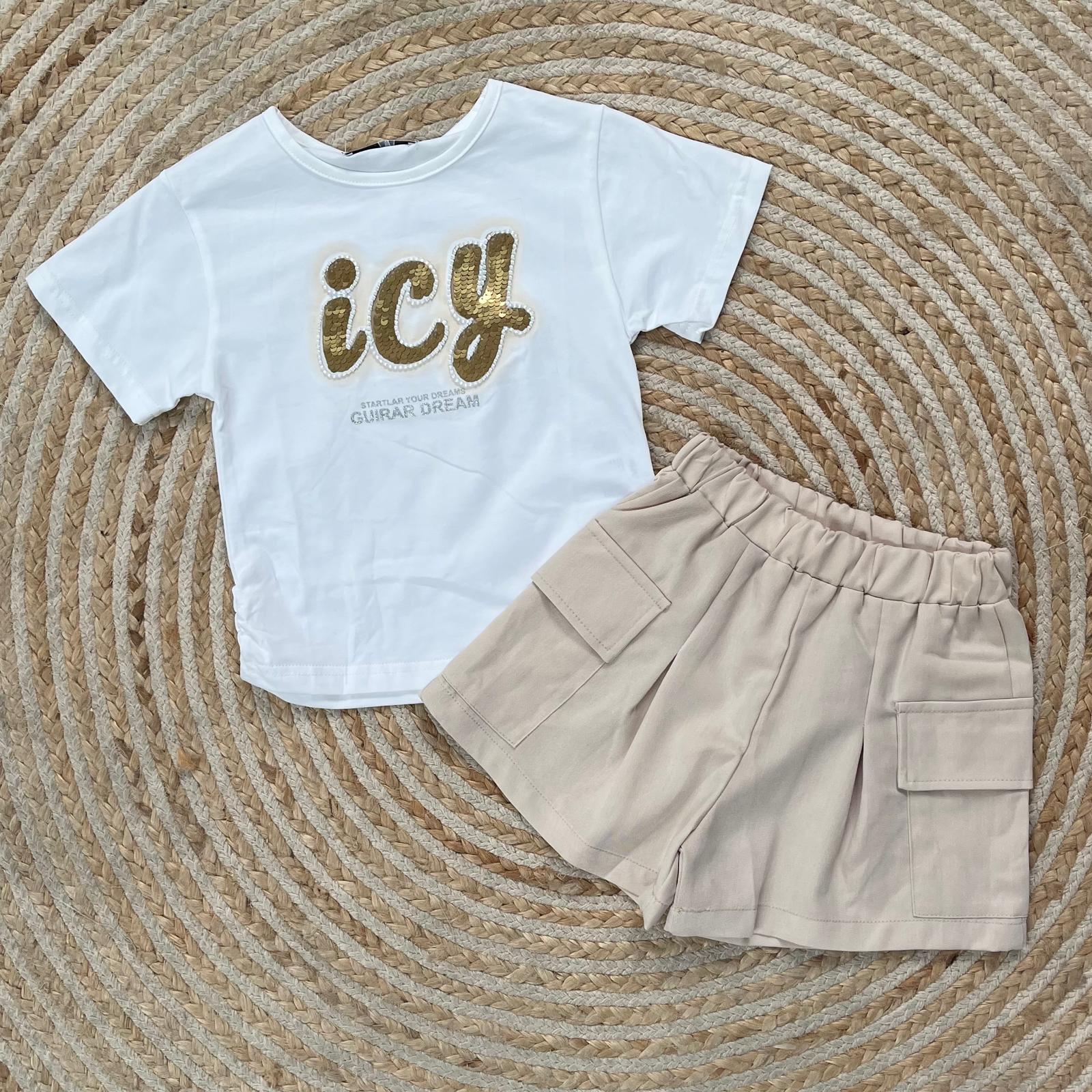 Conjunto icy beige