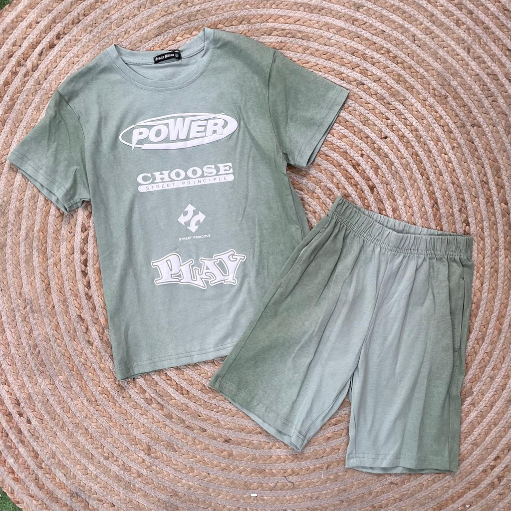 Conjunto power verde