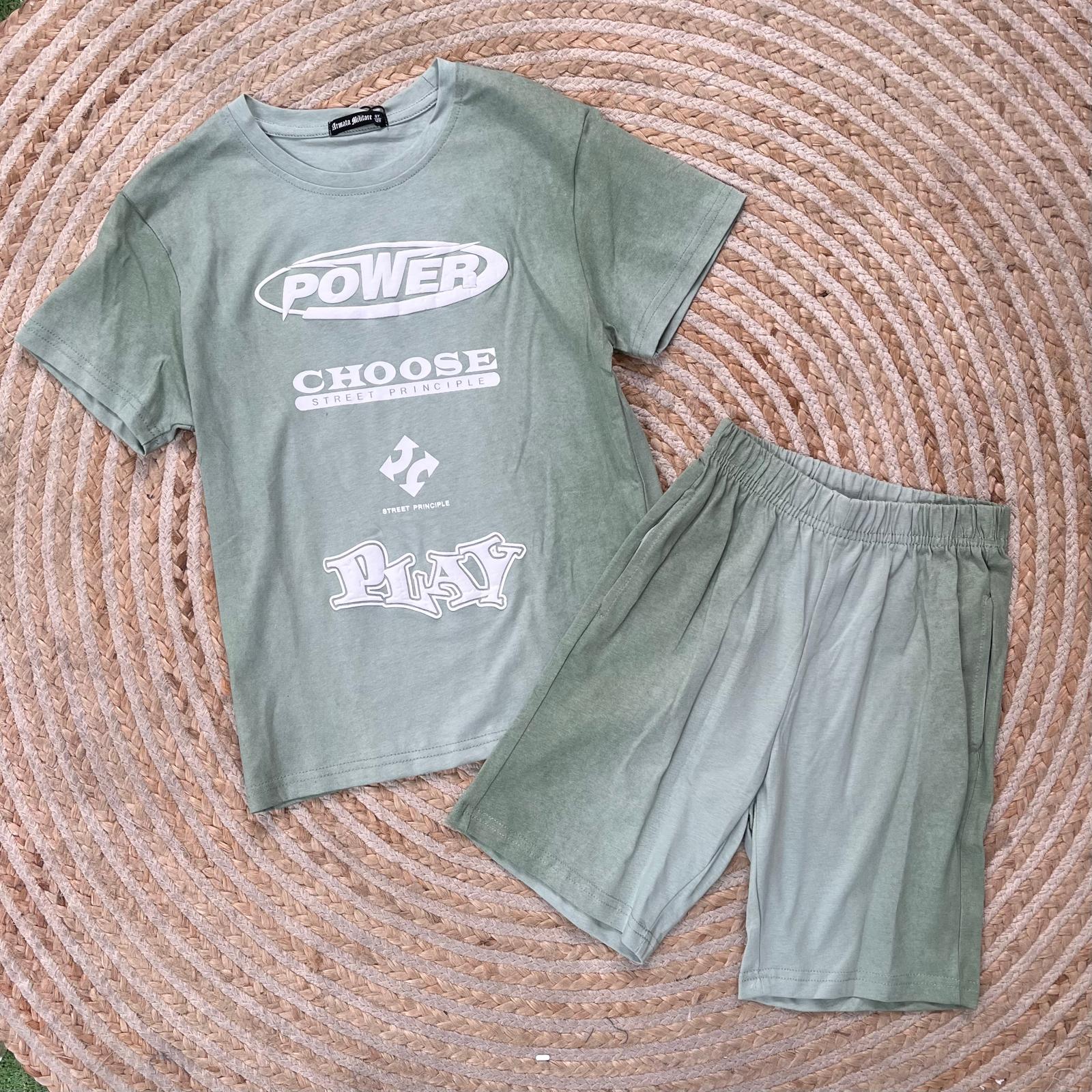 Conjunto power verde