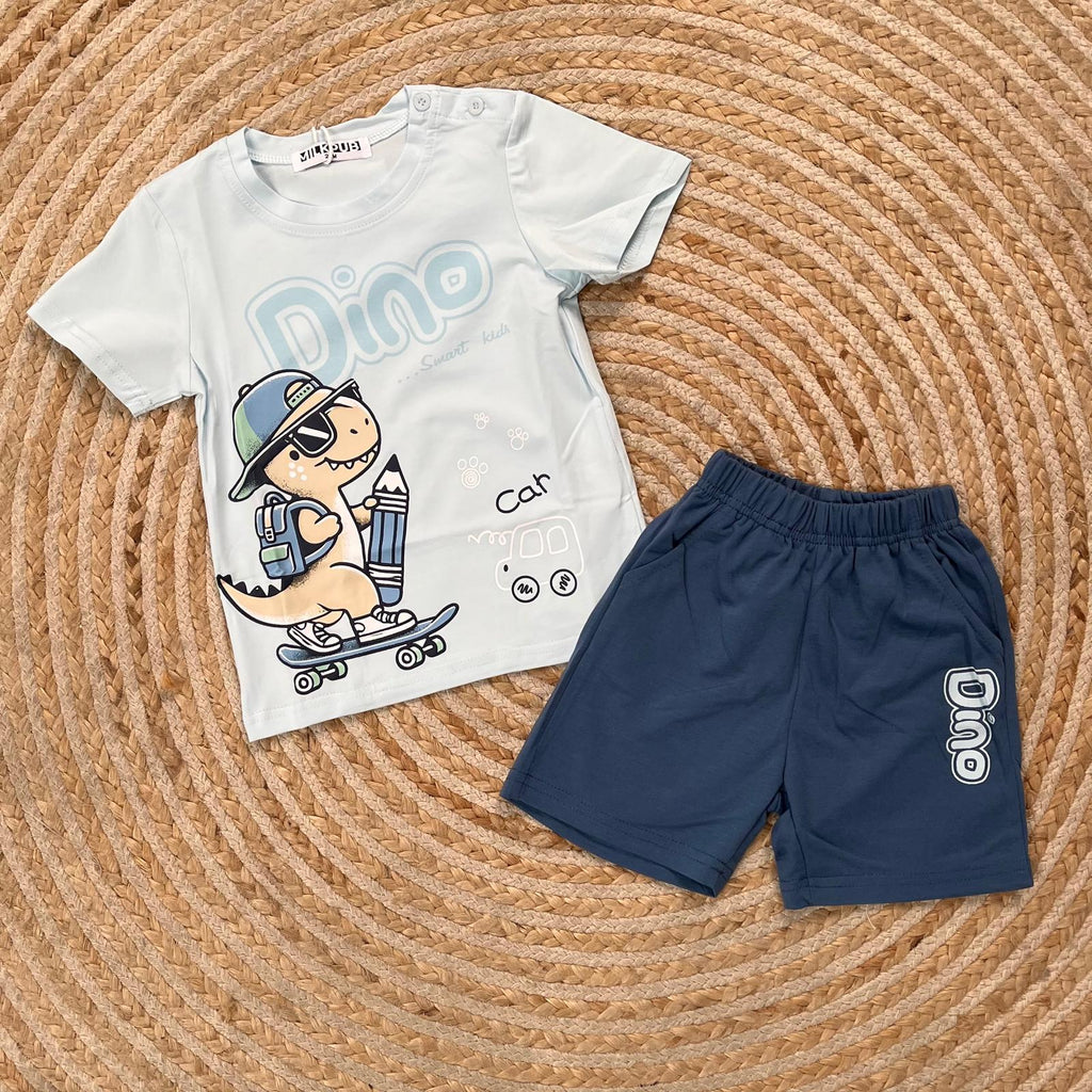 Conjunto dino azul