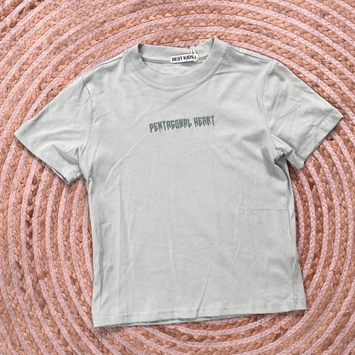 Camiseta pentagonal verde