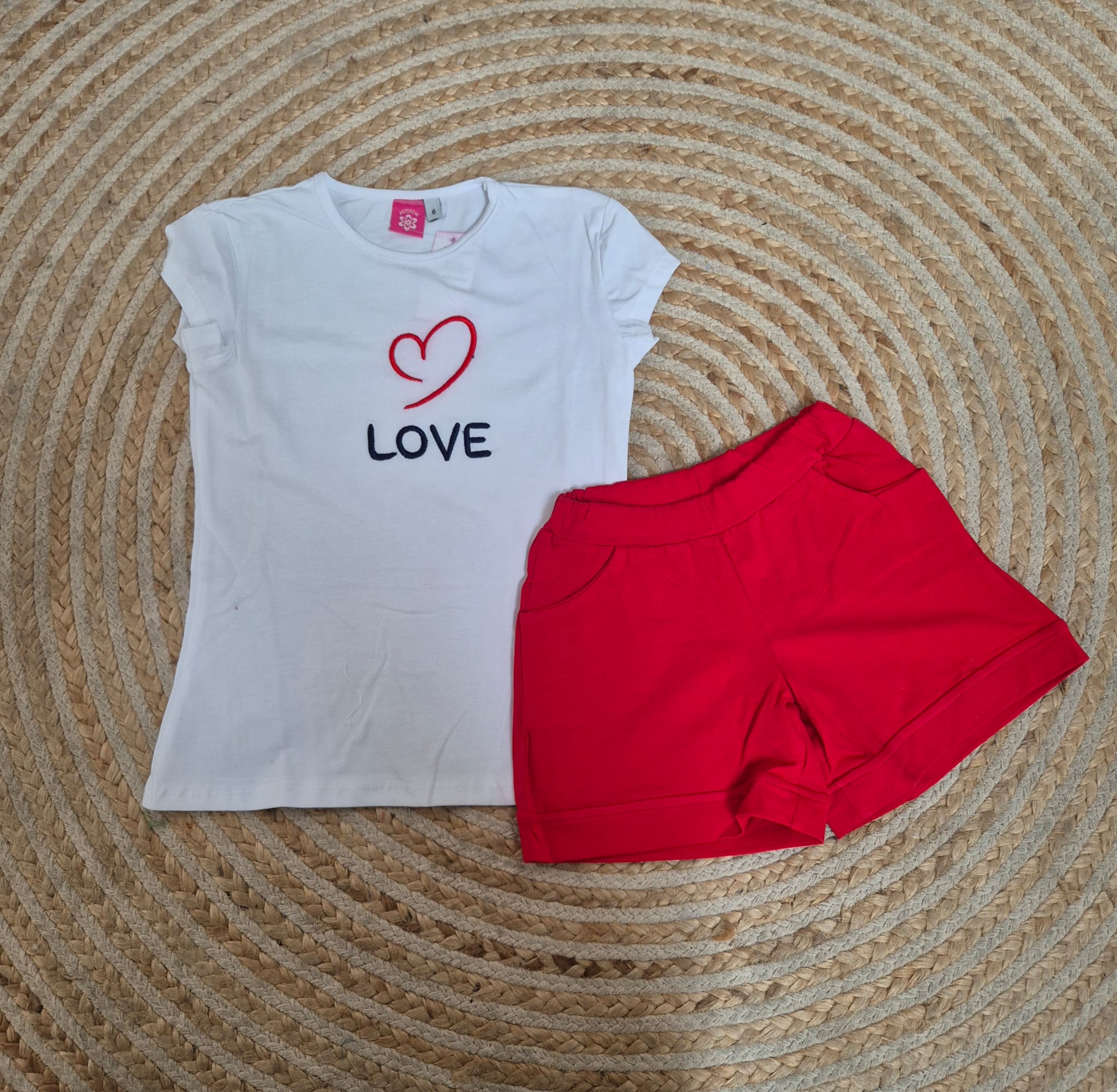 Conjunto love rojo