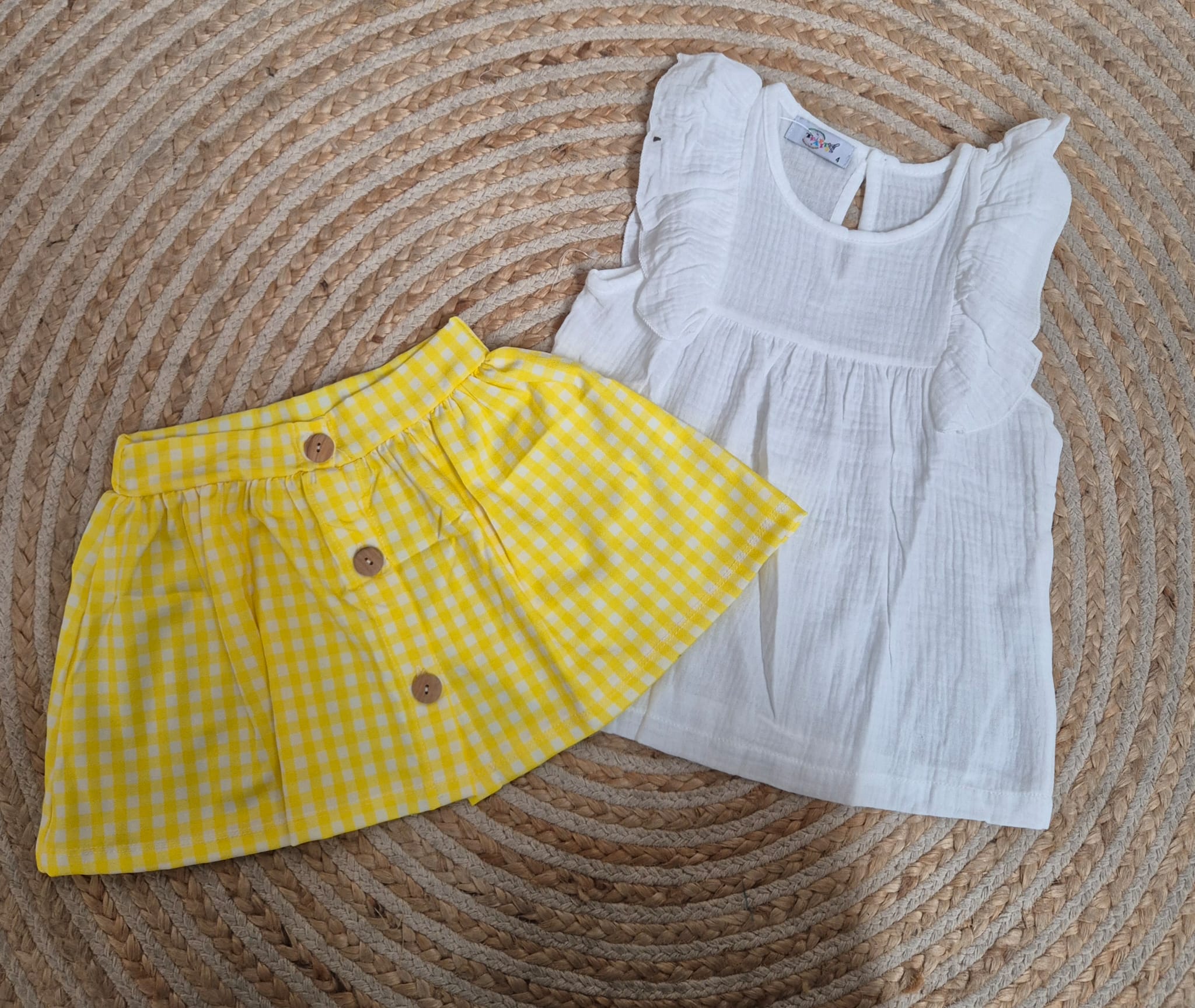 Conjunto falda vichy