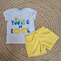 Conjunto gafas amarillo