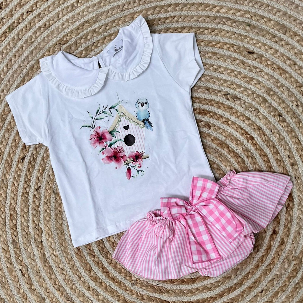Conjunto casita rosa