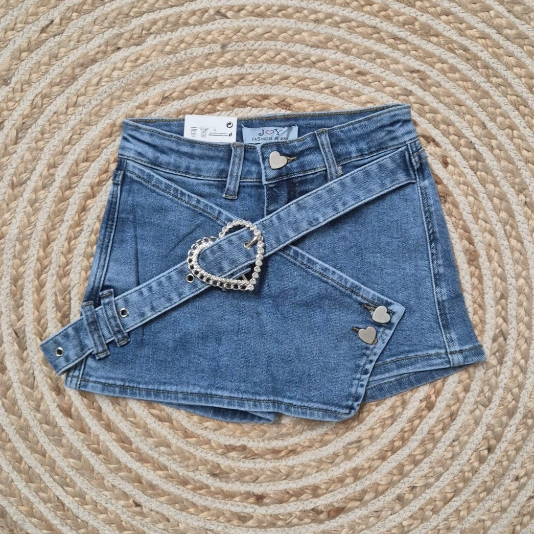 Falda pantalon corazon