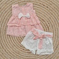 Conjunto margaritas rosa