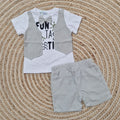 Conjunto chaleco verde
