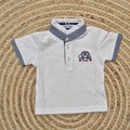 Polo coche blanco
