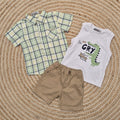 Conjunto gry beige