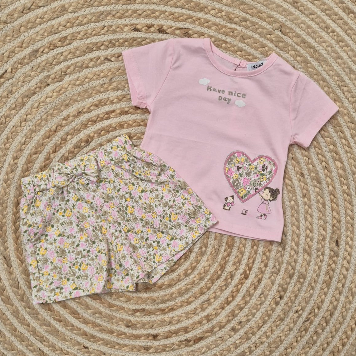 Conjunto primavera rosa