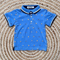 Polo animales azul