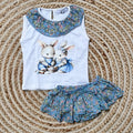 Conjunto conejos cuello