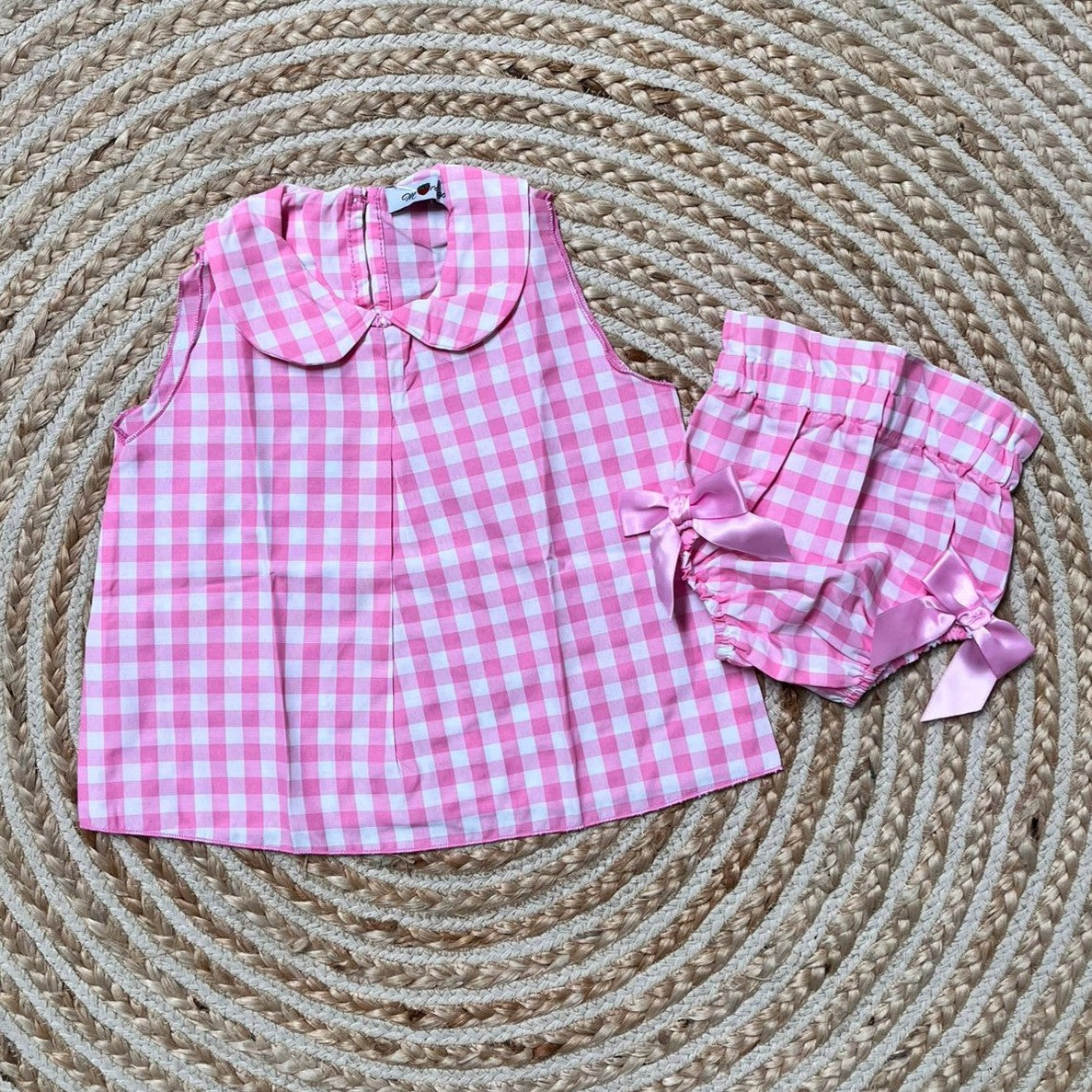 Conjunto braguita vichy