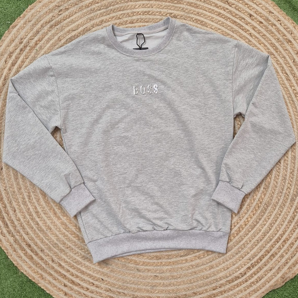 Sudadera Boss gris