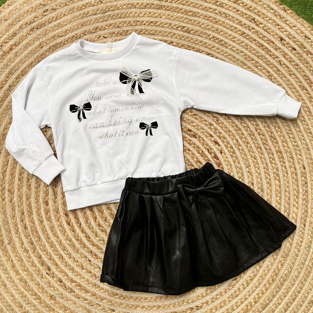 Conjunto polipiel blanco
