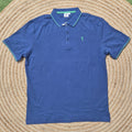 Polo golf azul