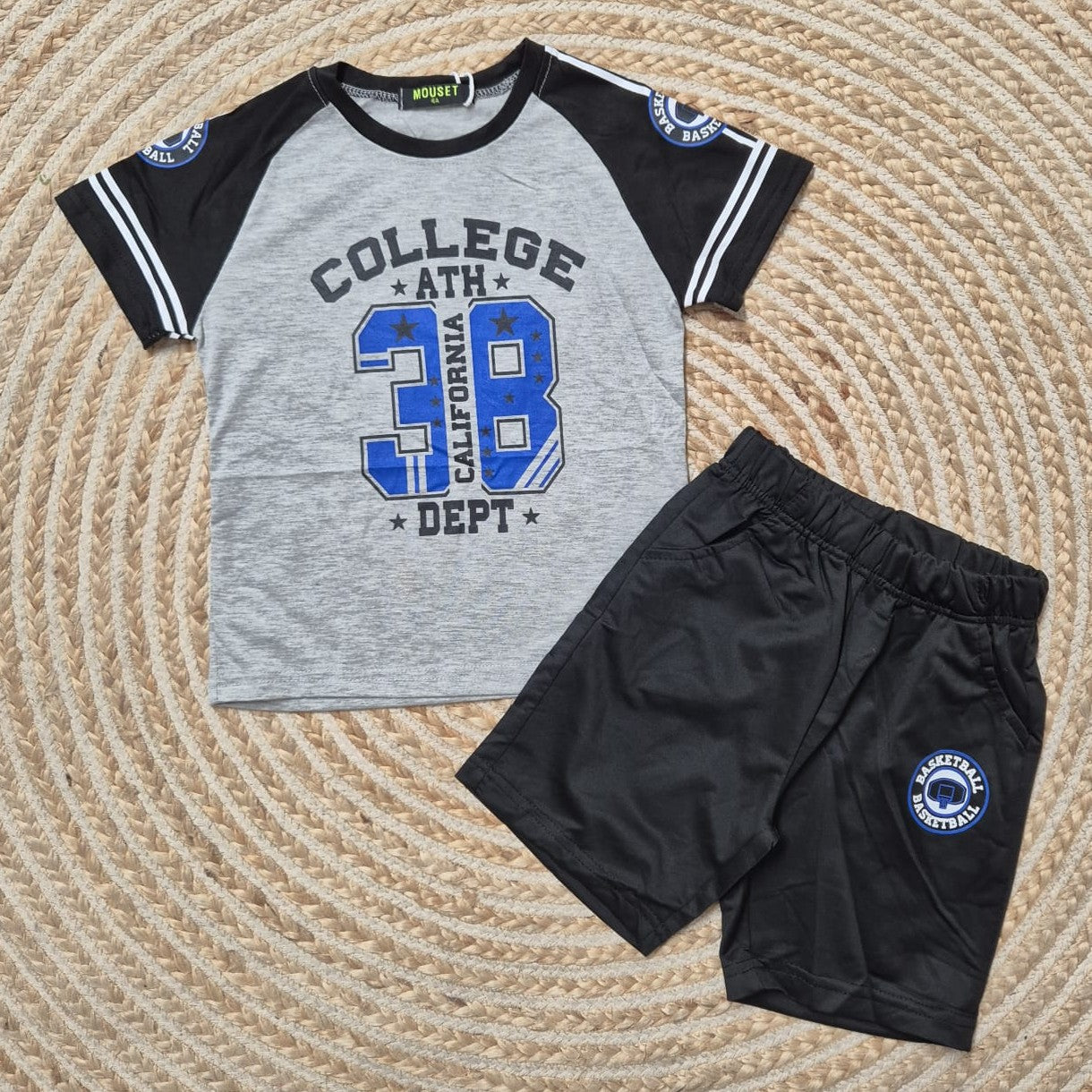 Conjunto collage gris